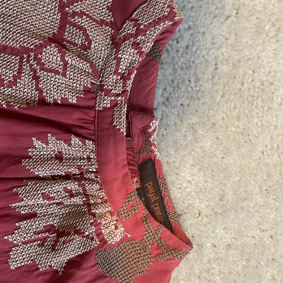 Pink/Red Payal Pratap Blouse from Anthropologie, Size 4 - Picture 3 of 9